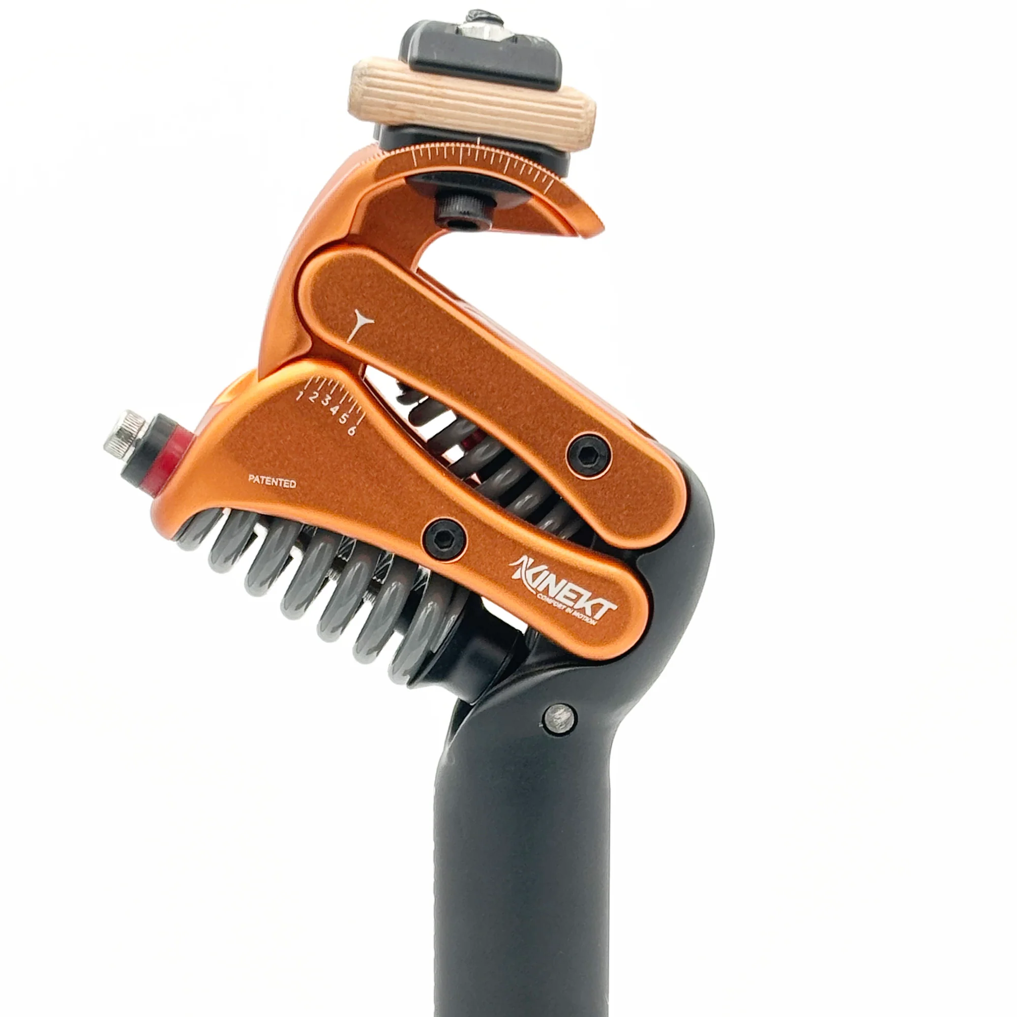 Ride Brighter: Meet the New Kinekt XR Suspension Seatpost Okanogan Orange